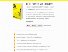 Tablet Screenshot of first20hours.com